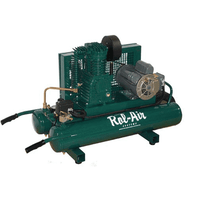Rol-Air 5715K17 1.5 Hp Twin Tank Electric Belt Drive Air Compressor