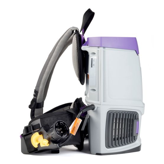 ProTeam 107714 GoFit 3 3 qt. Backpack Vacuum w/ Xover Multi-Surface Two-Piece Wand Tool Kit