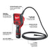 Milwaukee 2316-21 M12 12V M-Spector Inspection Camera Cable Kit (9 ft.)