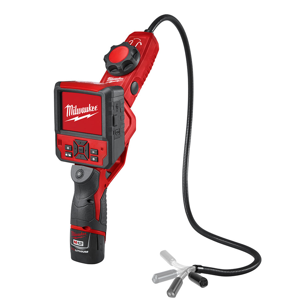 Milwaukee 2317-21 M12 12V M-Spector Inspection Camera Cable with PIVOTVIEW Kit (3 ft.)