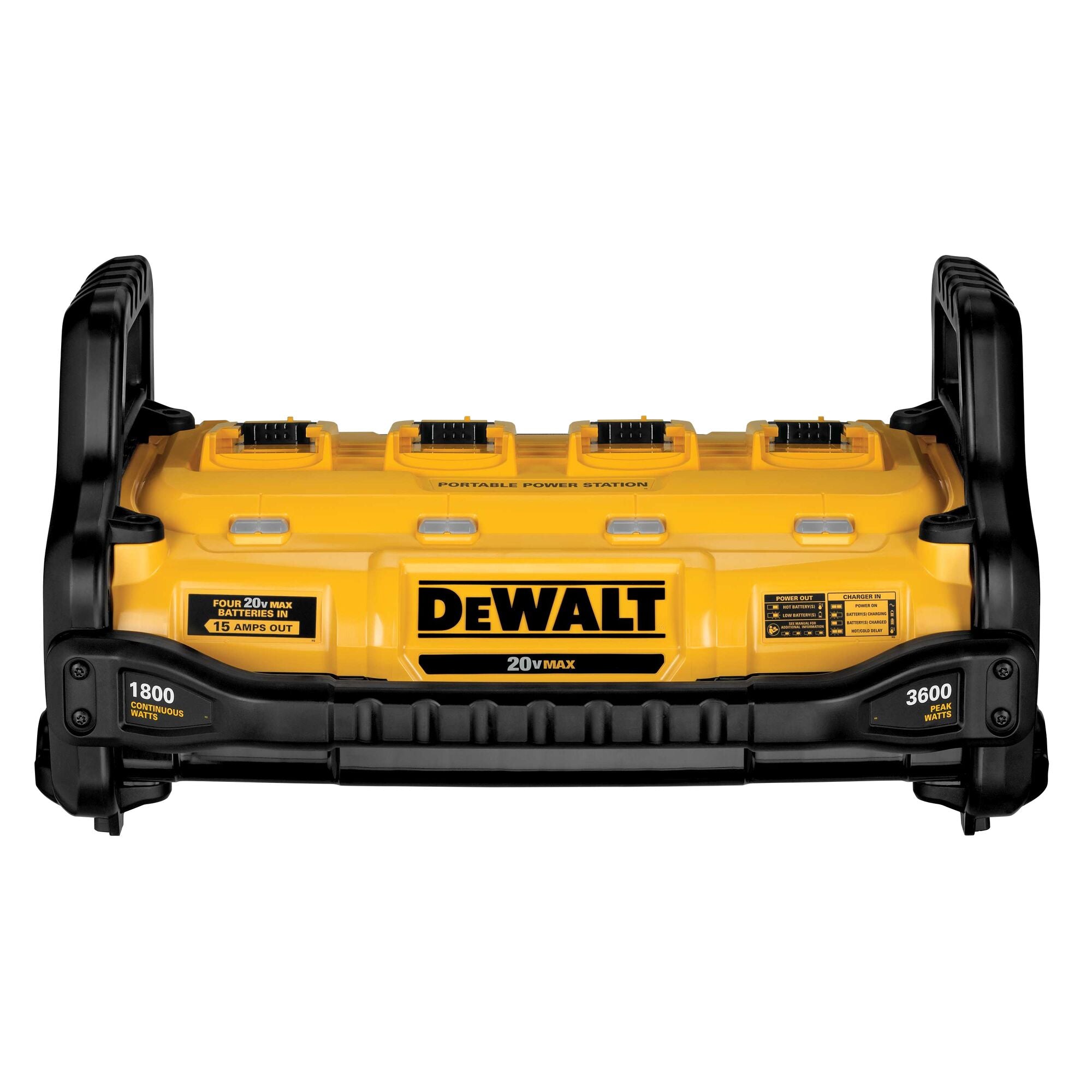 DEWALT DWDUSTEXTKIT1 10 Gallon Wet/Dry HEPA Dust Extractor with Automatic Filter Clean Kit with 1800 Watt FLEXVOLT Portable Power Station and Dust Extractor Storage Accessory Rack