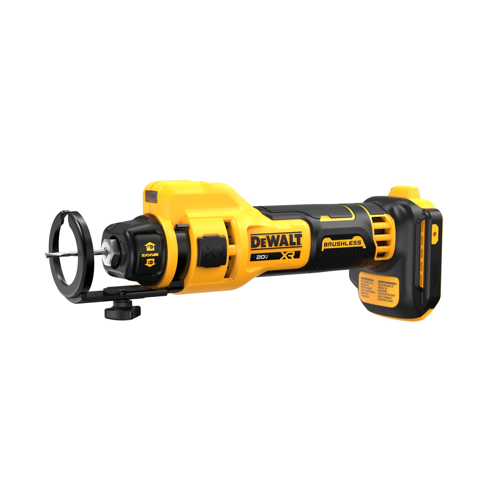 DEWALT DCE555B with DCE555DC  DWH161B 20V MAX Lithium-Ion Brushless  Cordless Drywall Starter Kit with Drywall Cut-Out Tool, Dust Shroud  Attachment, and 20V MAX Brushless Universal Dust Extractor —
