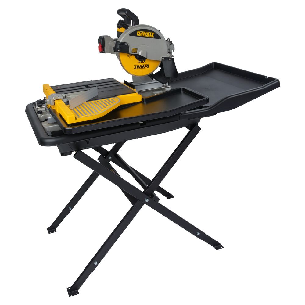 DEWALT D24000S Heavy-Duty 10" Wet Tile Saw with Stand