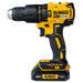 DEWALT DCKSS276C2BB 20V MAX Lithium-Ion Brushless Cordless 2-Tool Combo Kit with 1/4" Impact Driver and 1/2" Hammer Drill 1.3 Ah