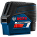 Bosch GCL100-80C 12V Max Lithium-Ion Cordless Connected Red Beam Cross-Line and Plumb Points Self-Leveling Laser Kit 2.0 Ah