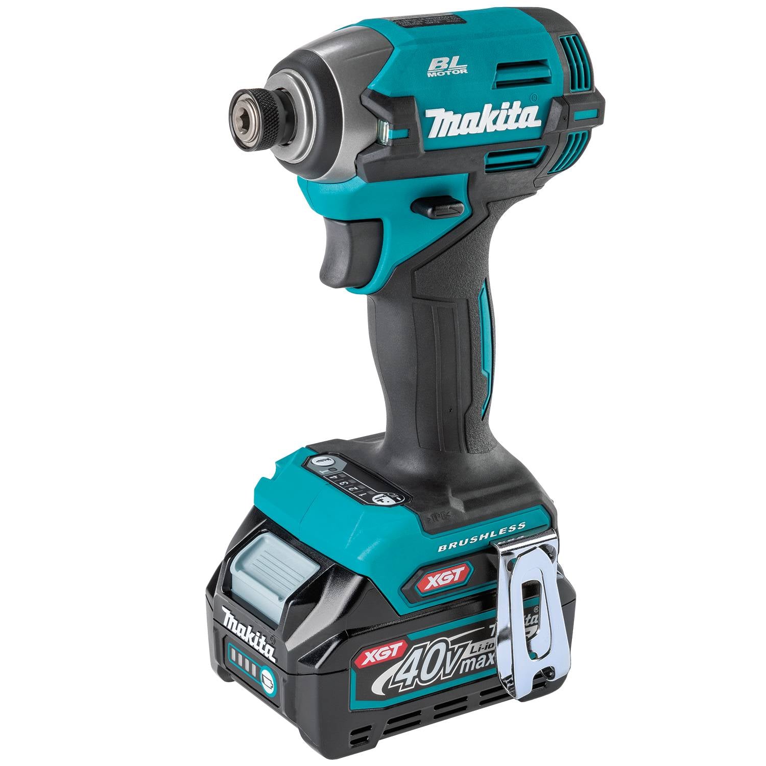 Makita GT201M1D1 40V max XGT Lithium-Ion Brushless Cordless 2-Tool Combo Kit with 1/2" Hammer Driver-Drill and 1/4" 4-Speed Impact Driver 2.5 Ah / 4.0 Ah