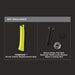 Stiletto Tools TBRG-Y Yellow Replacement Grip for Trimbone Hammers