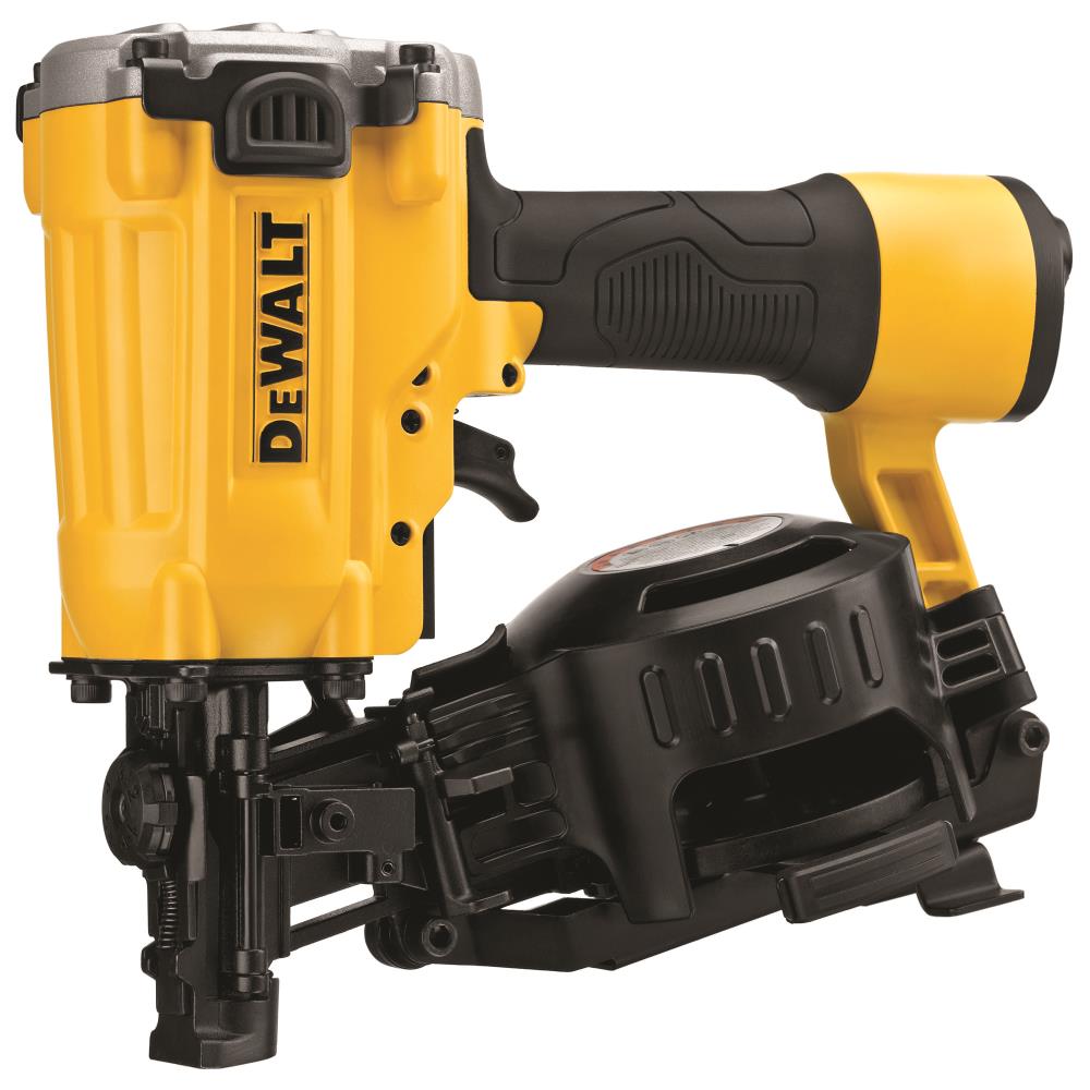 DEWALT DW66C1 15-Degree 2-1/2" Wire Weld/Plastic Collated Round Head Coil Siding and Fencing Nailer