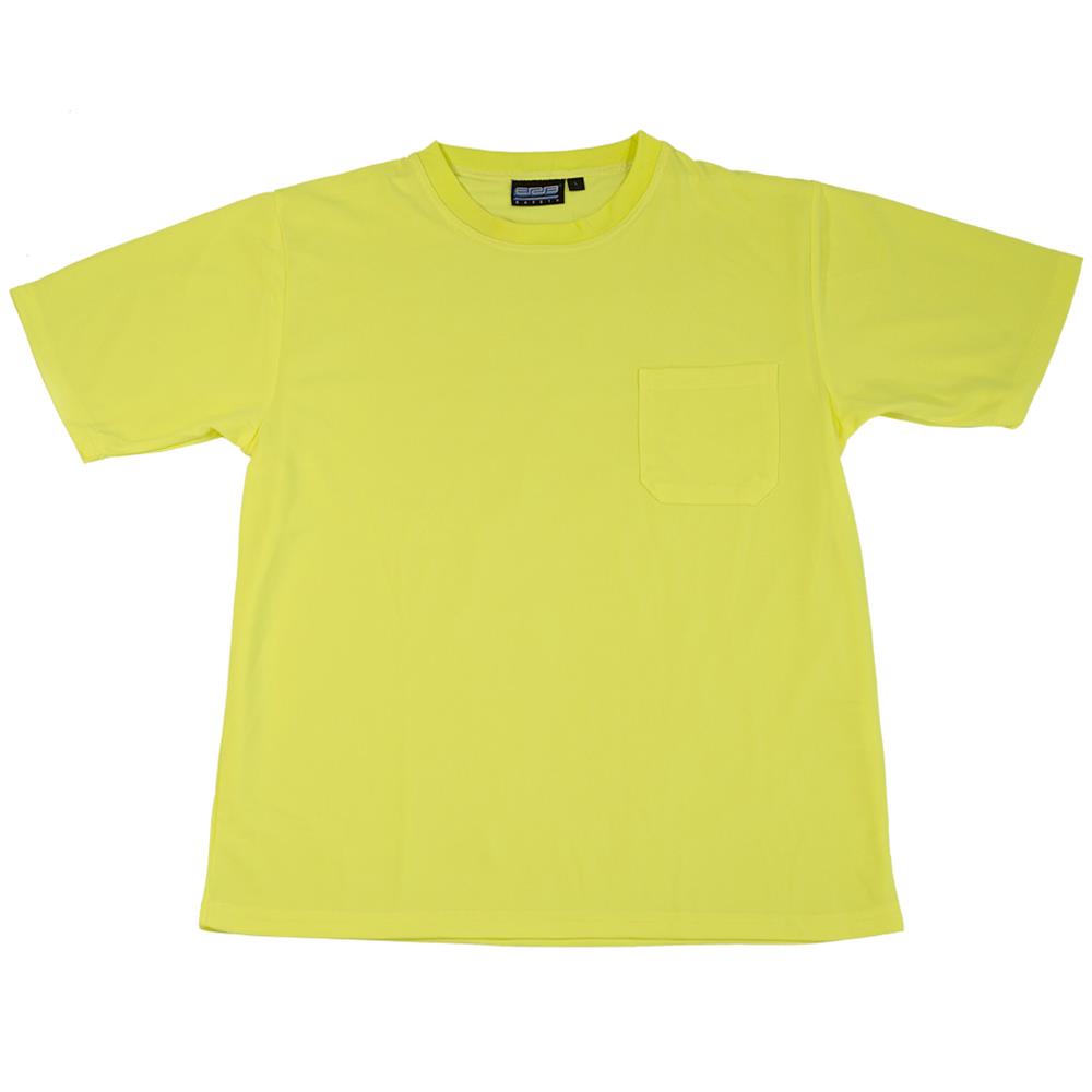 ERB 64019 Non ANSI Birdseye Short Sleeve T-Shirt, Large