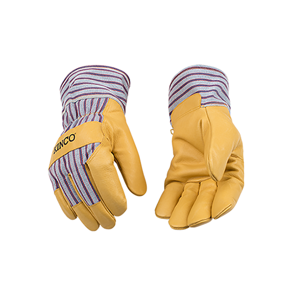 Kinco 1927-M Lined Grain Pigskin Leather-Palm Gloves (Medium)