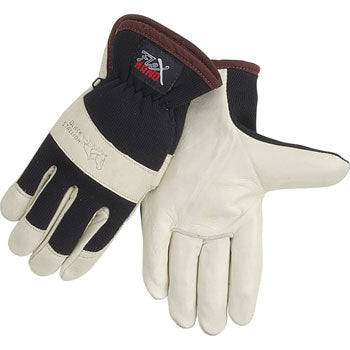 Revco 19C-L FlexHand Standard Spandex and Grain Cowhide Driving Gloves, Size Large