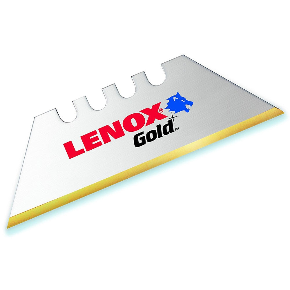 Lenox 20350-GOLD5C Gold Utility Knife Blade 5 Pack (GOLD5C)