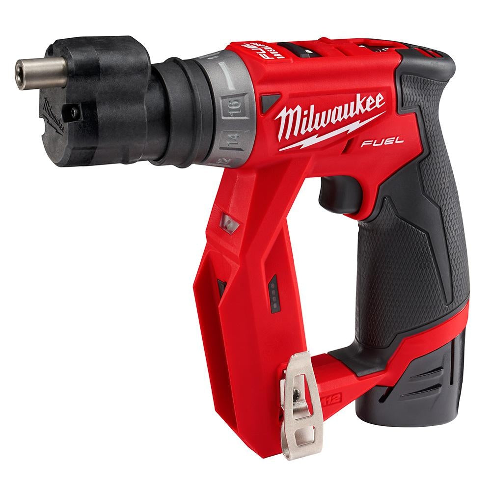 Milwaukee 2505-22 12V M12 FUEL Lithium-Ion Brushless Cordless 3/8" Installation Drill/Driver Kit 2.0 Ah