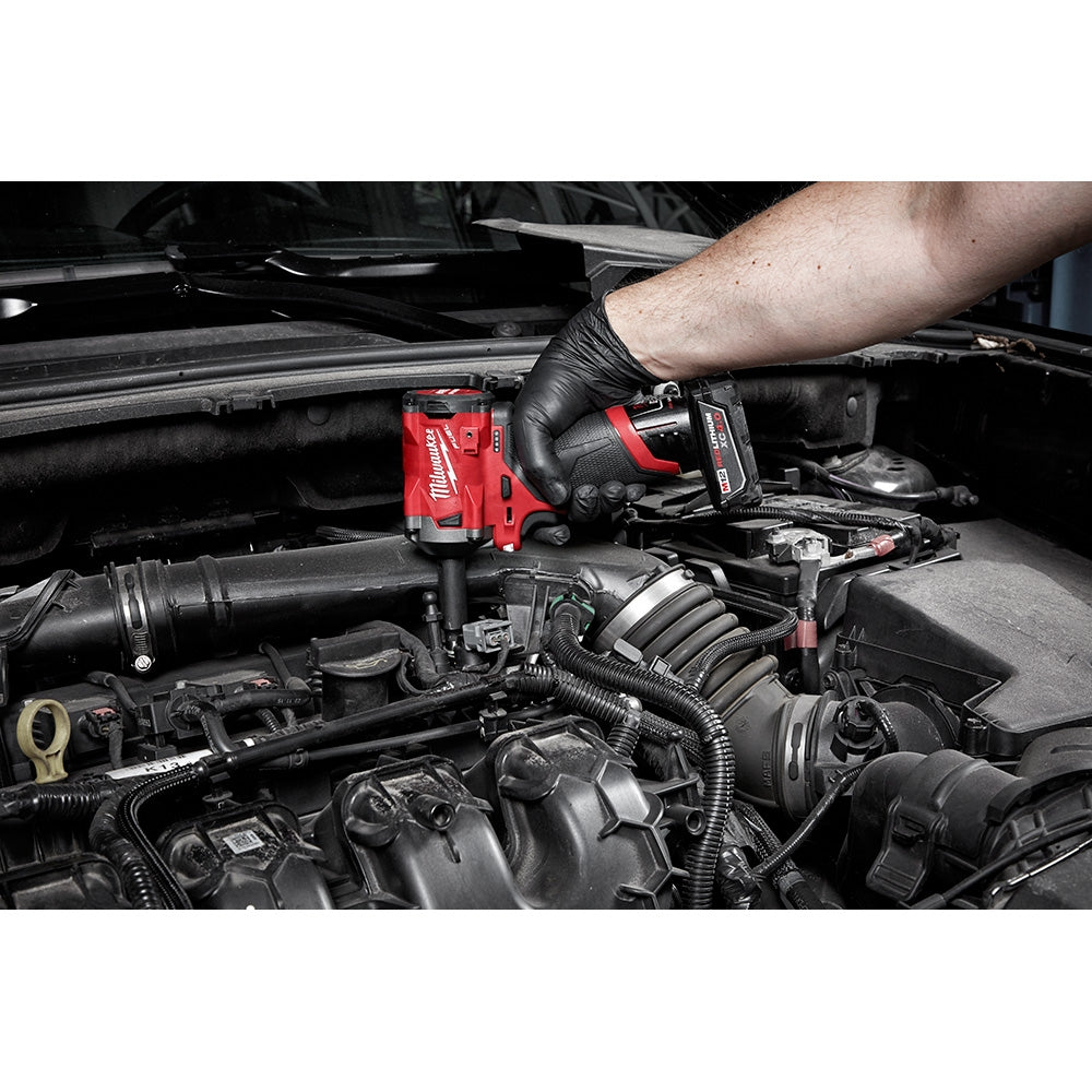 Milwaukee 2554-20 M12 FUEL 12V Lithium-Ion Brushless Cordless 3/8" Stubby Impact Wrench (Tool Only)