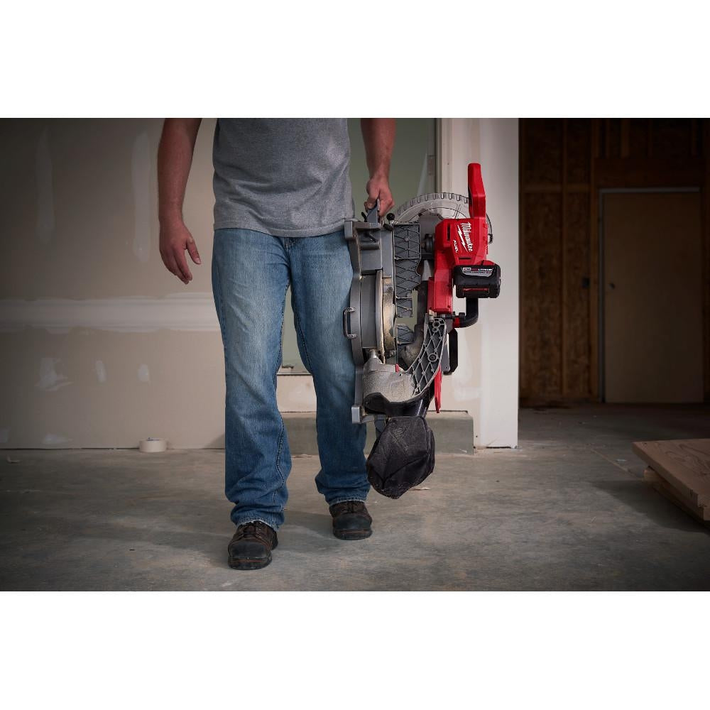 Milwaukee 2734-20 18V M18 FUEL Lithium-Ion 10" Brushless Cordless Dual Bevel Sliding Compound Miter Saw (Tool Only)