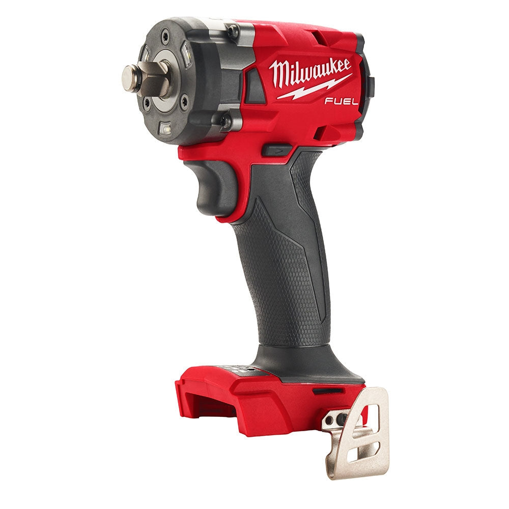 Milwaukee 2855-20 M18 FUEL 18V Lithium-Ion Brushless Cordless 1/2" Compact Impact Wrench with Friction Ring (Tool Only)