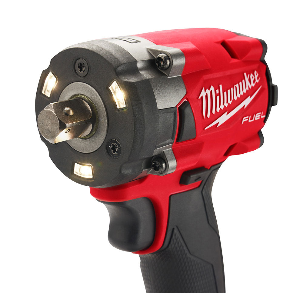 Milwaukee 2855P-20 18V M18 FUEL Lithium-Ion Brushless Cordless 1/2" Compact Impact Wrench with Pin Detent (Tool Only)