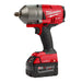 Milwaukee 2862-22R M18 FUEL 18V ONE-KEY Lithium-Ion Brushless Cordless 1/2" High-Torque Impact Wrench with Pin Detent Kit (5.0 Ah Resistant Batteries)