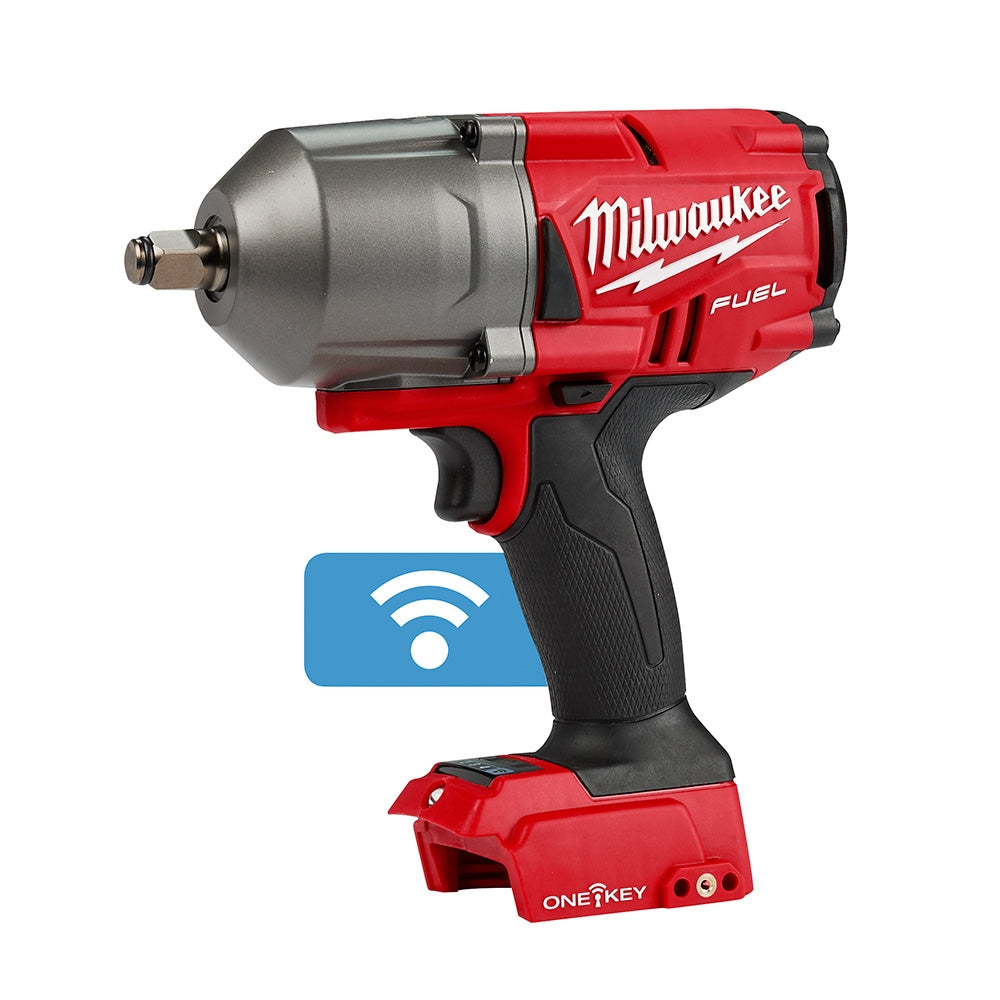 Milwaukee 2863-21P M18 FUEL 18V ONE-KEY Lithium-Ion Brushless Cordless 1/2" High-Torque Impact Wrench with Friction Ring Kit 5.0 Ah