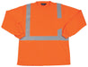 ERB 64013 ANSI Class 2 Birdseye Long Sleeve T-Shirt, 3X-Large
