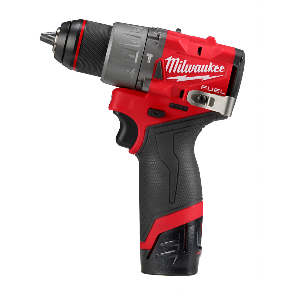 Milwaukee 3497-22 12V M12 FUEL Lithium-Ion Cordless 2-Tool Combo Kit with 1/2" Drill/Driver and 1/4" Hex Impact Driver