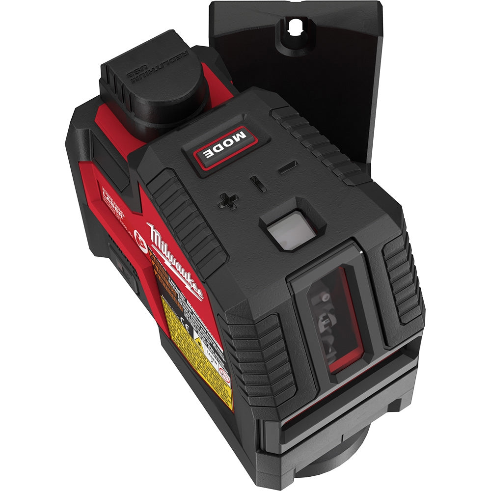 Milwaukee 3522-21 4V Lithium-Ion Cordless USB Rechargeable Green Beam Cross-Line & Plumb Points Laser