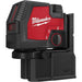 Milwaukee 3522-21 4V Lithium-Ion Cordless USB Rechargeable Green Beam Cross-Line & Plumb Points Laser