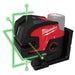 Milwaukee 3624-20 12V M12 Lithium-Ion Cordless USB Rechargeable Green Beam Cross Line & 4-Points Laser Kit