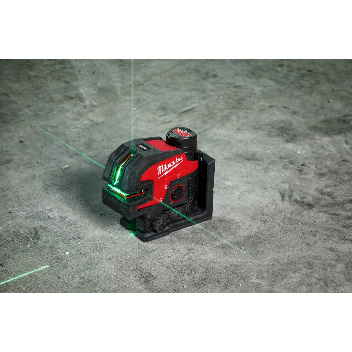 Milwaukee 3624-20 12V M12 Lithium-Ion Cordless USB Rechargeable Green Beam Cross Line & 4-Points Laser Kit