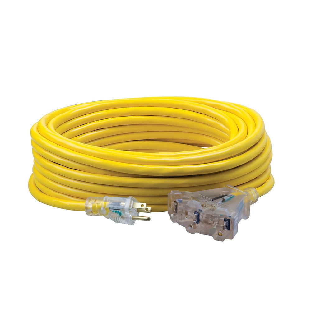 Southwire 4188SW8802 12/3 50' SJTW Tri-Source Extension Cord