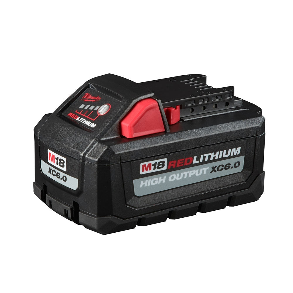 Milwaukee 48-11-1862 M18 RedLithium High Output XC6.0 Battery Pack (Pack of 2)
