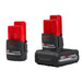 Milwaukee 48-11-2452S M12 12V Lithium-Ion XC High Output 2.5Ah & 5.0Ah Battery 2-Pack