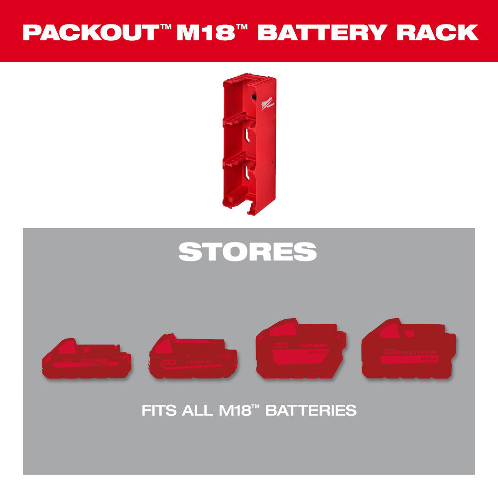 Milwaukee 48-22-8339 PACKOUT M18 Battery Rack