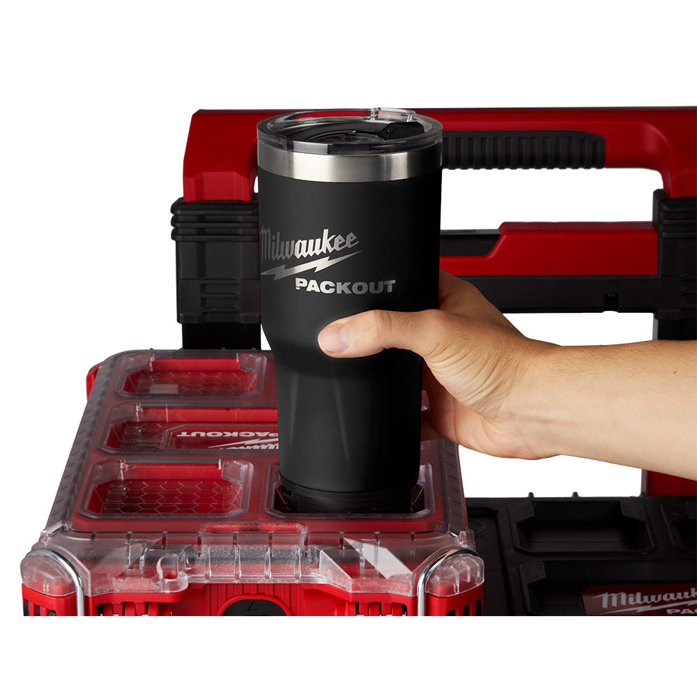 Milwaukee Packout Tumbler Black 30oz Brand New! □Fast Shipping