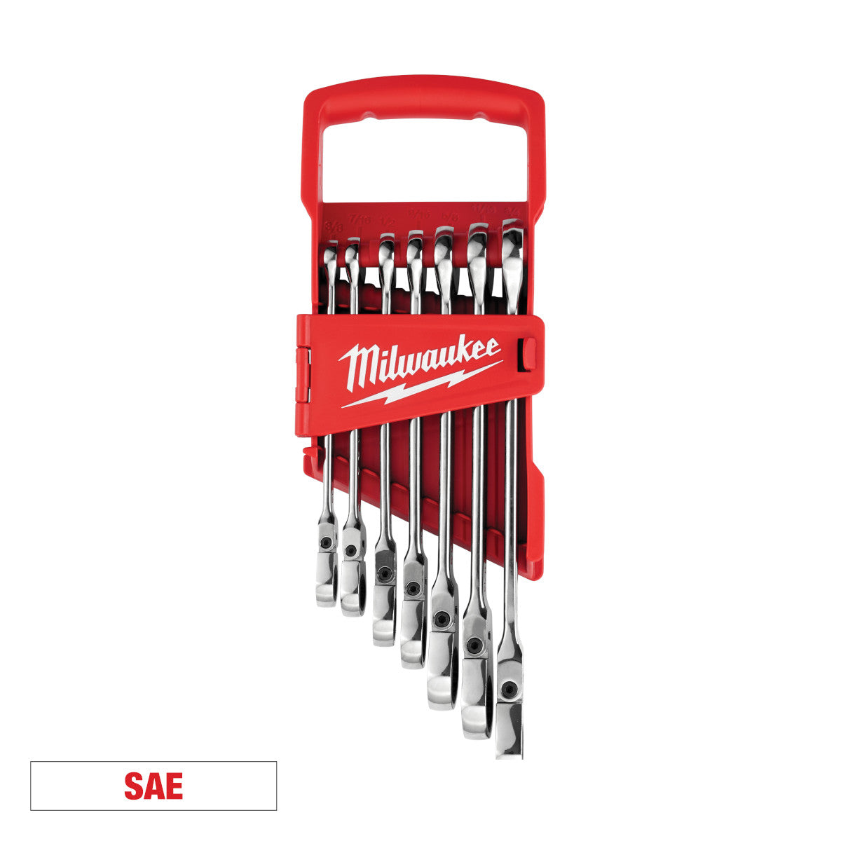 Milwaukee 48-22-9429 7-Piece Flex Head Combination Wrenches (SAE)