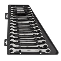 15-Piece Metric Ratcheting Combination Wrench Set