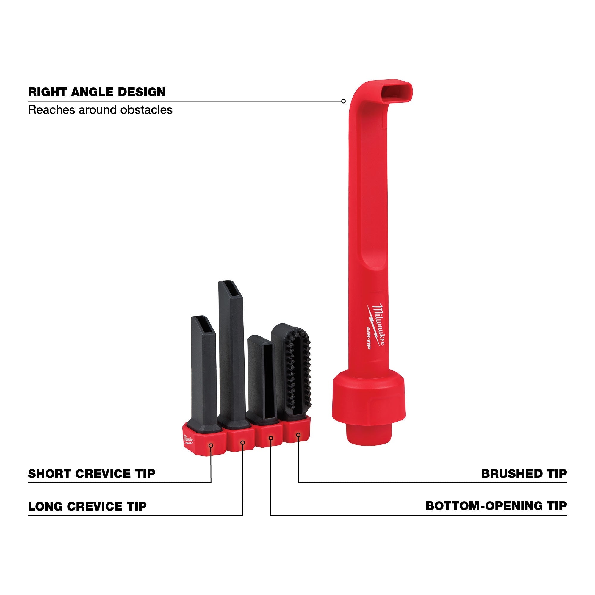 AIR-TIP 4-in-1 Right Angle Cleaning Tool