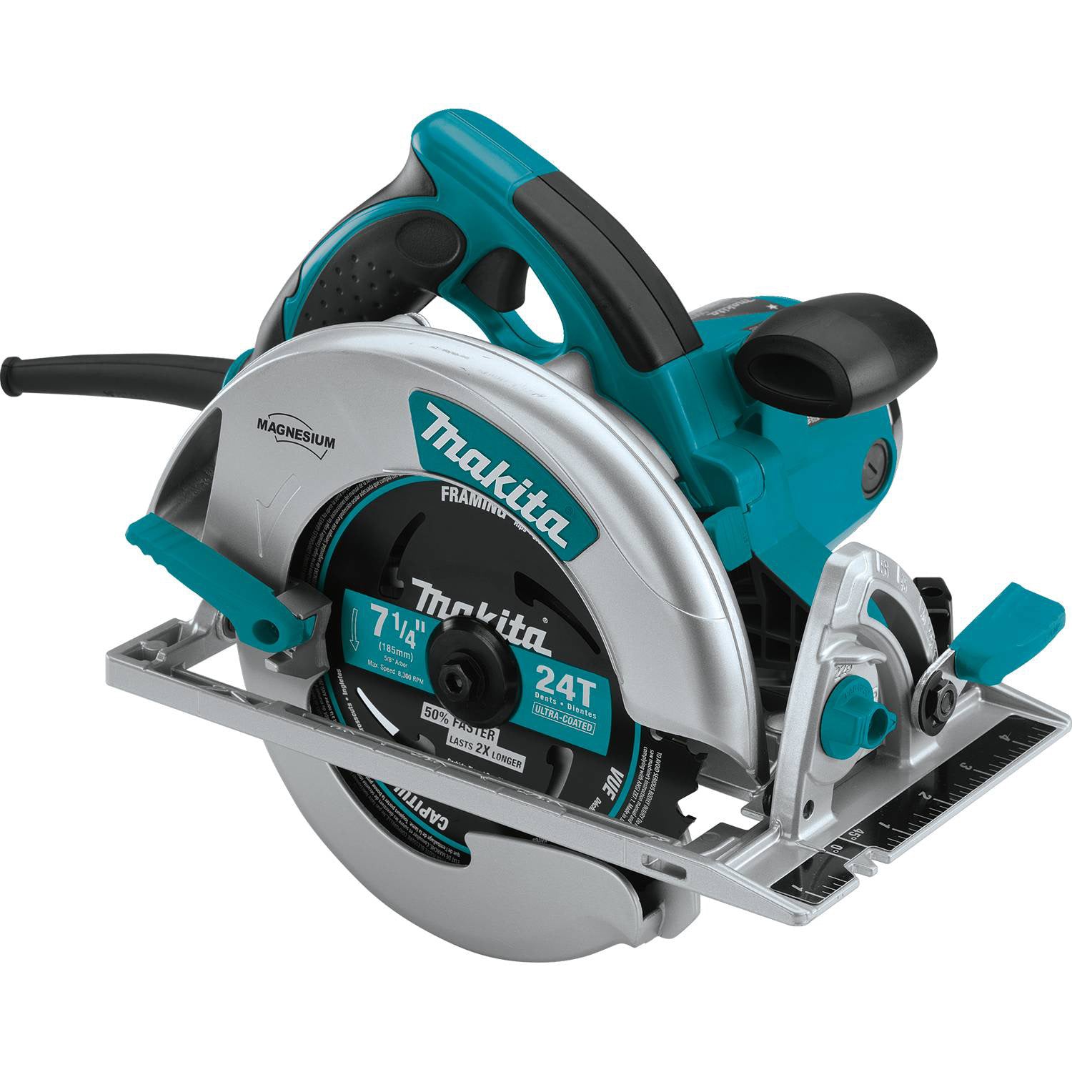 7-1/4" 15 Amp Magnesium Circular Saw with L.E.D. Lights and Electric Brake
