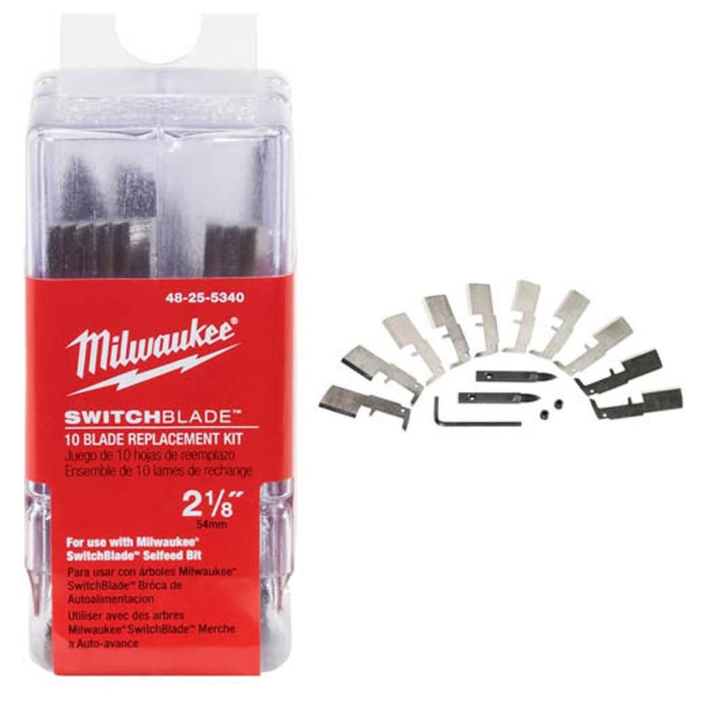 Milwaukee 48-25-5325 1-1/2" Switchblade 10 Blade Replacement Kit