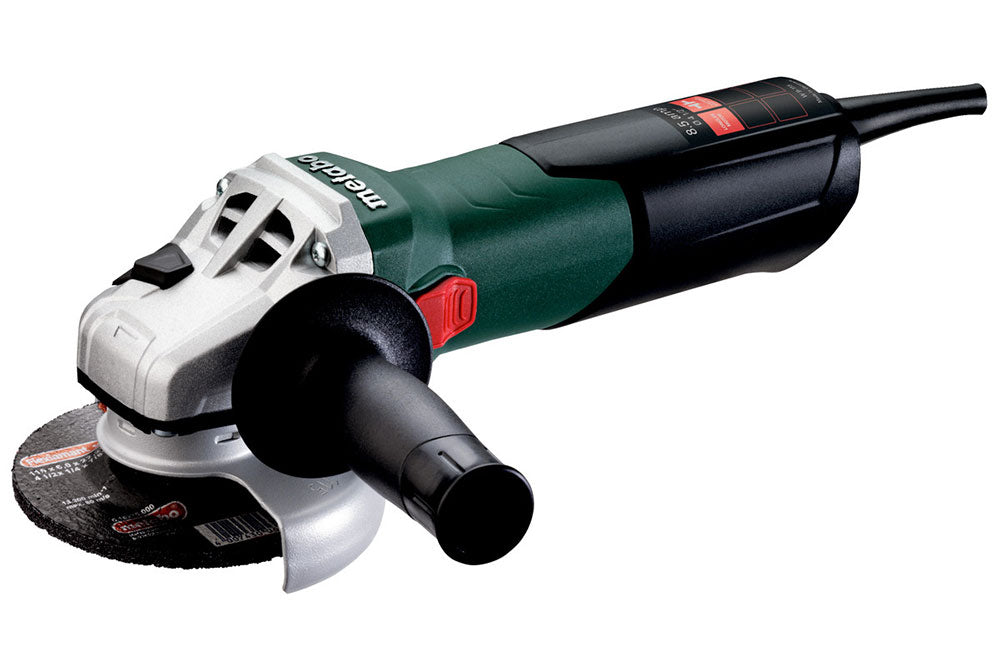 Metabo 600354420 8.5 Amp 4-1/2" Angle Grinder with Lock-On Sliding Switch (W 9-115)
