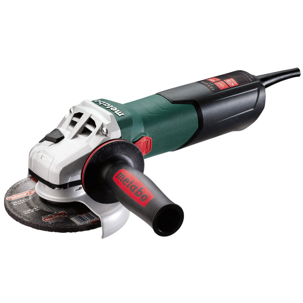 Metabo 600562420 5" 13.5 Amp Angle Grinder with VTC Electronics and Lock-On Switch (WEV 15-125 HT)