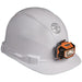 Klein Tools 60107 Hard Hat, Non-vented, Cap Style with Headlamp