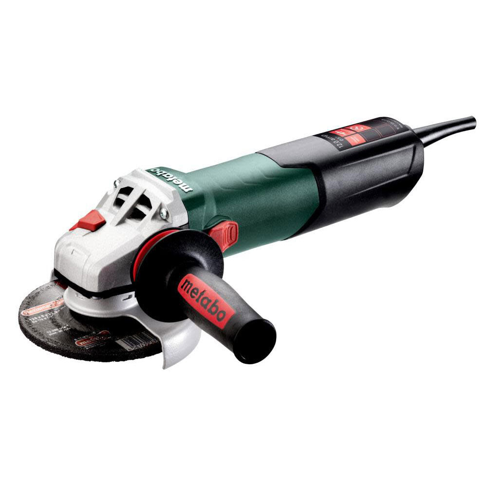 Metabo 603627420 5" 12 Amp Angle Grinder with Lock-On Sliding Switch (W 13-125 Quick)
