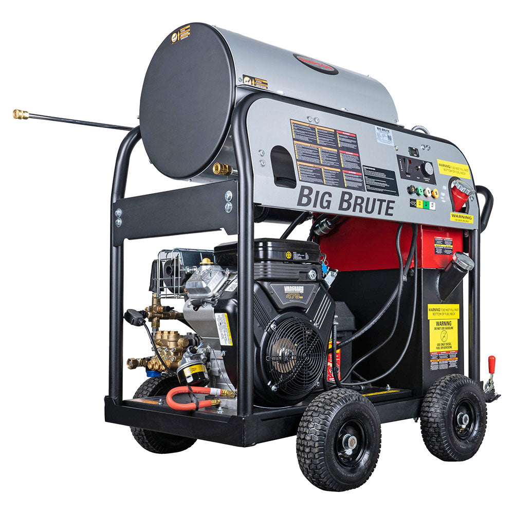 Simpson BB65105-V 4000 PSI @ 4.0 GPM Direct Drive VANGUARD V-Twin Hot Water Gas Pressure Washer with COMET Triplex Plunger Pump