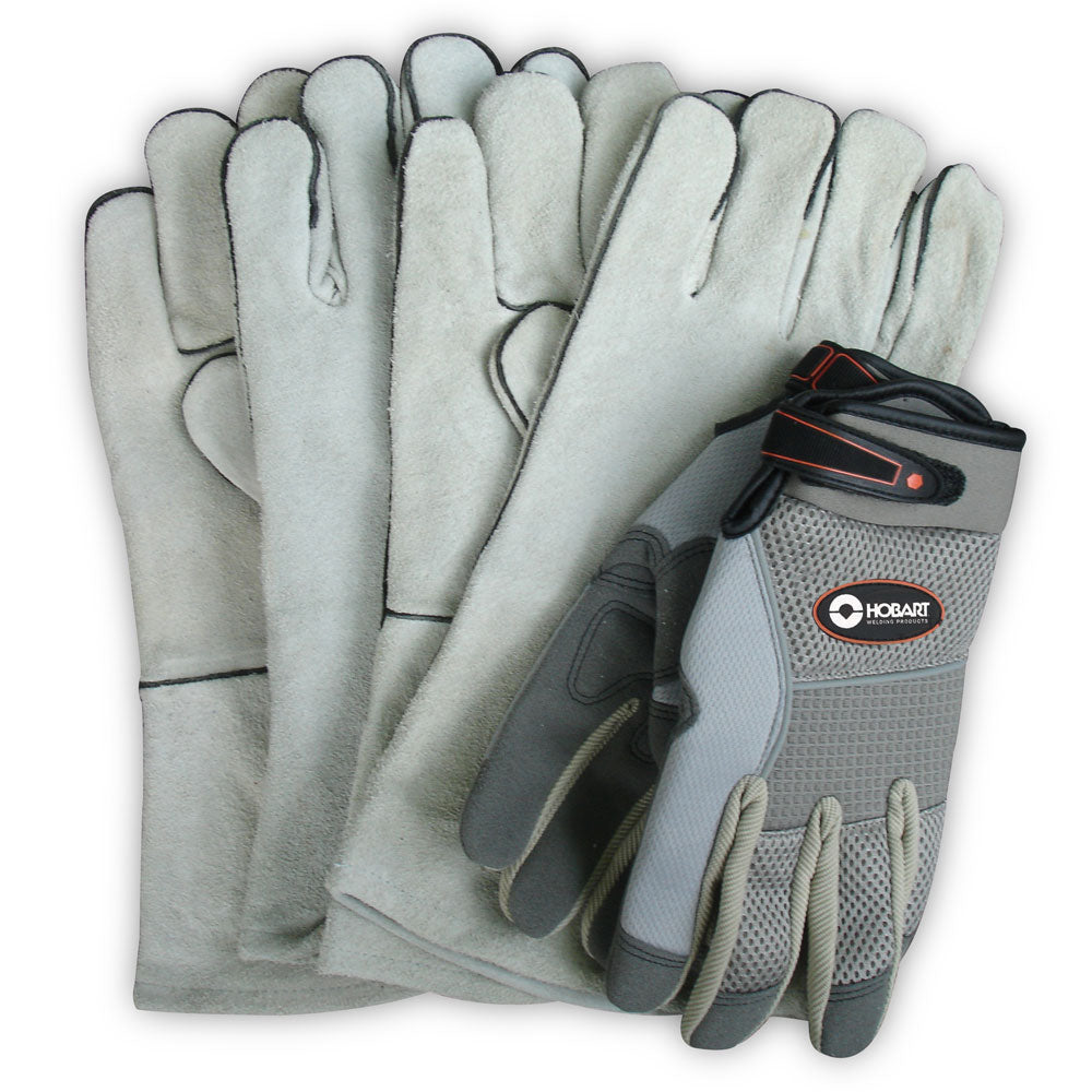 Hobart 770408 Welding Gloves, Size X-Large (3 Pack)