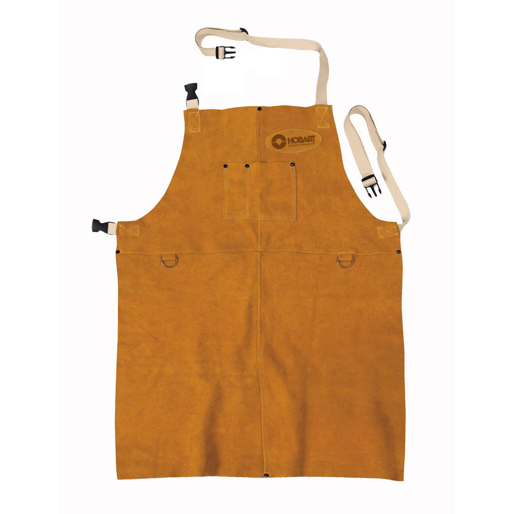 Hobart 770548 Cowhide Leather Welding Apron with Heavy Duty Kevlar Stitching