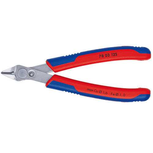 Knipex 78-03-125 5" Electronic Super Knips with Multi-Component Grips