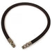 Legacy 8.918-288.0 3/8" x 10' 5000 PSI Threaded Black Dual Wire Braid Ultima Whip/Connector Pressure Washer Hose