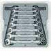 GearWrench 9308D 8 Piece 12 Point Ratcheting Combination SAE Wrench Set