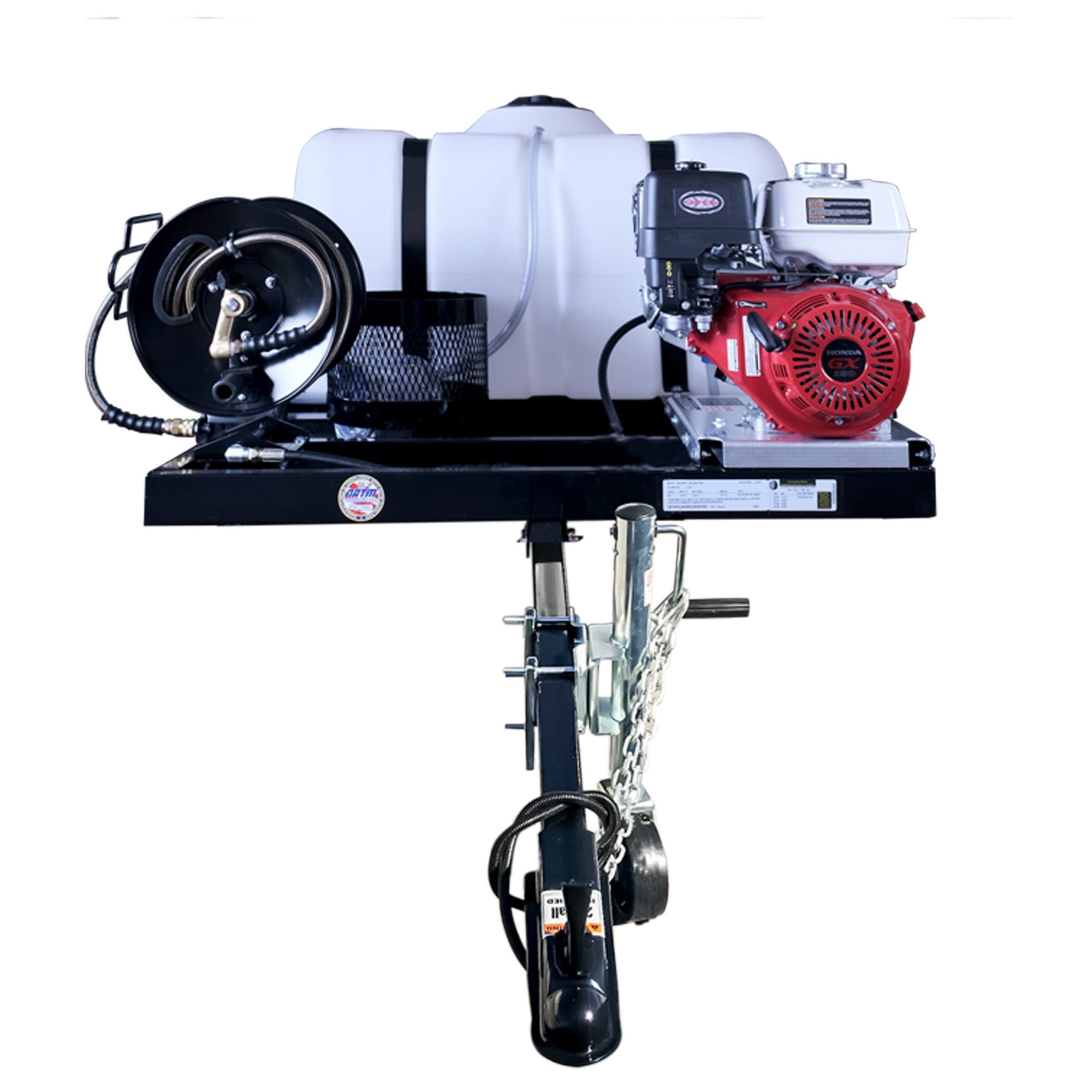 4200 PSI @ 4 GPM Direct Drive Honda GX390 Gas Pressure Washer Trailer w/ Cat Pump